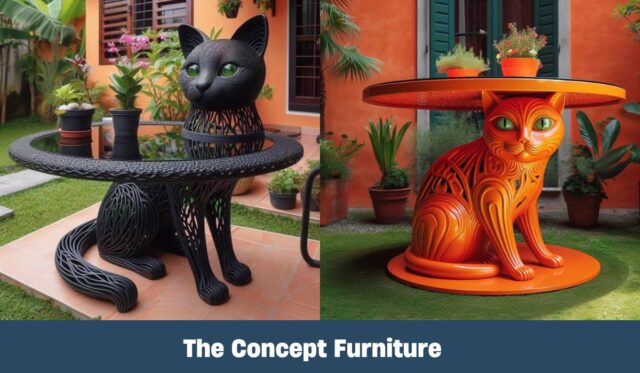 Cat-Shaped Table Ideas for a Whimsical and Stylish Garden Setup