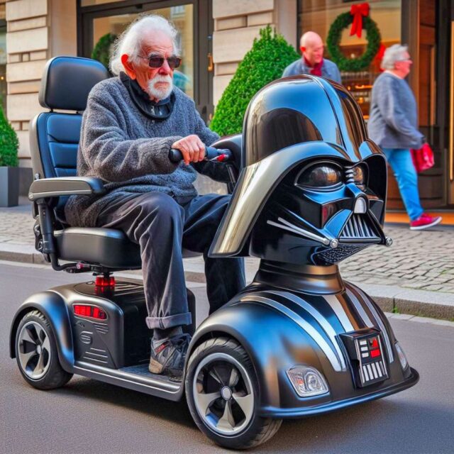 Transforming Seniors into Galactic Heroes with These Star Wars Mobility Scooters!