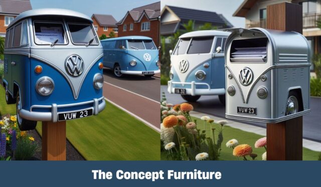 Unique Mailbox Inspired by VW Cars: Add a Vintage Touch to Your Home